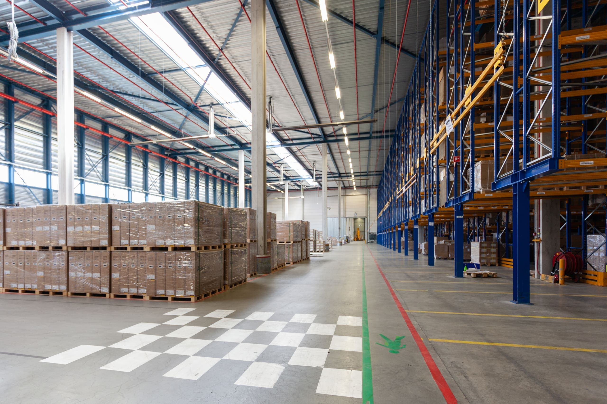 Warehouse background
