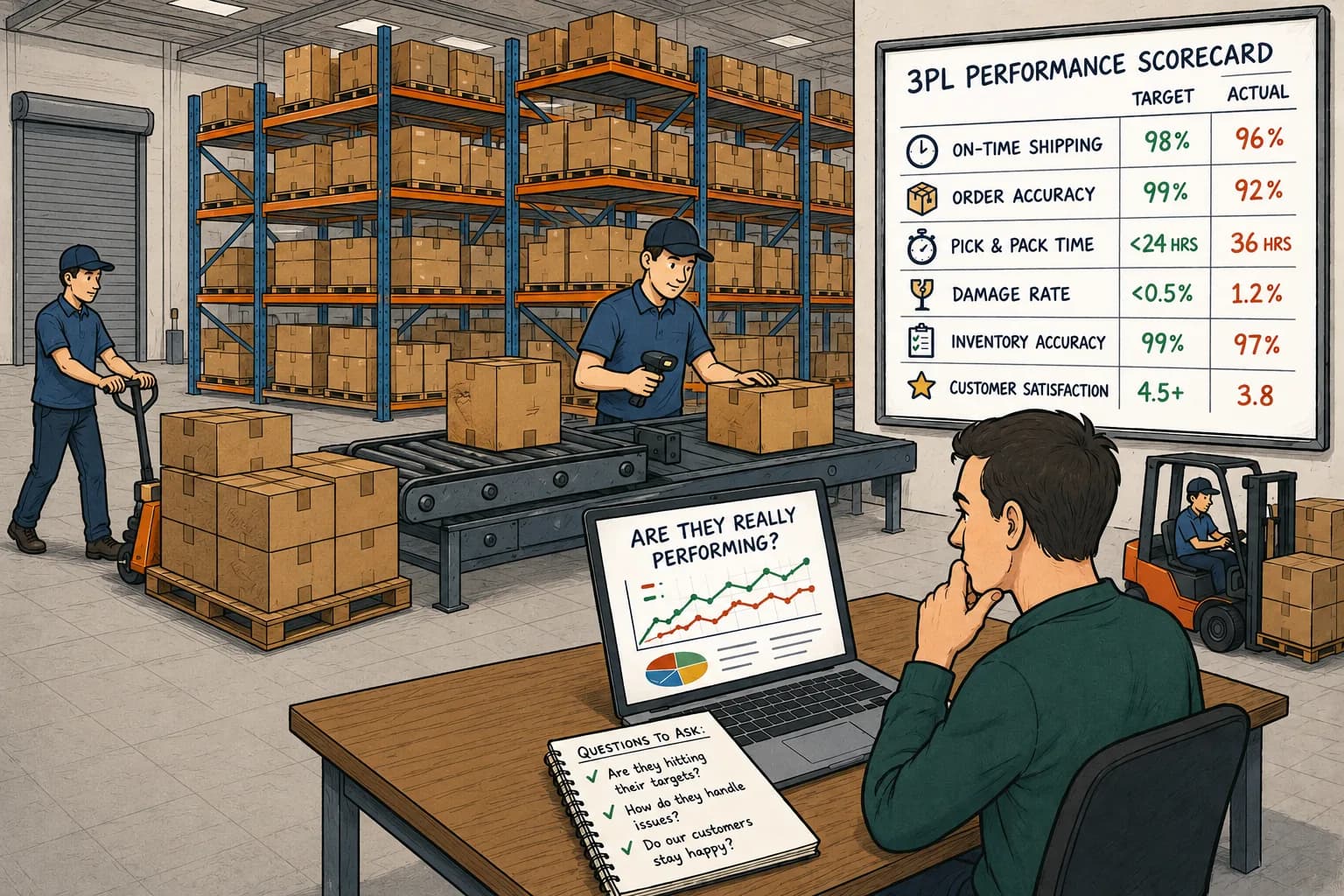 How do I know if my 3PL is performing well enough for my business?