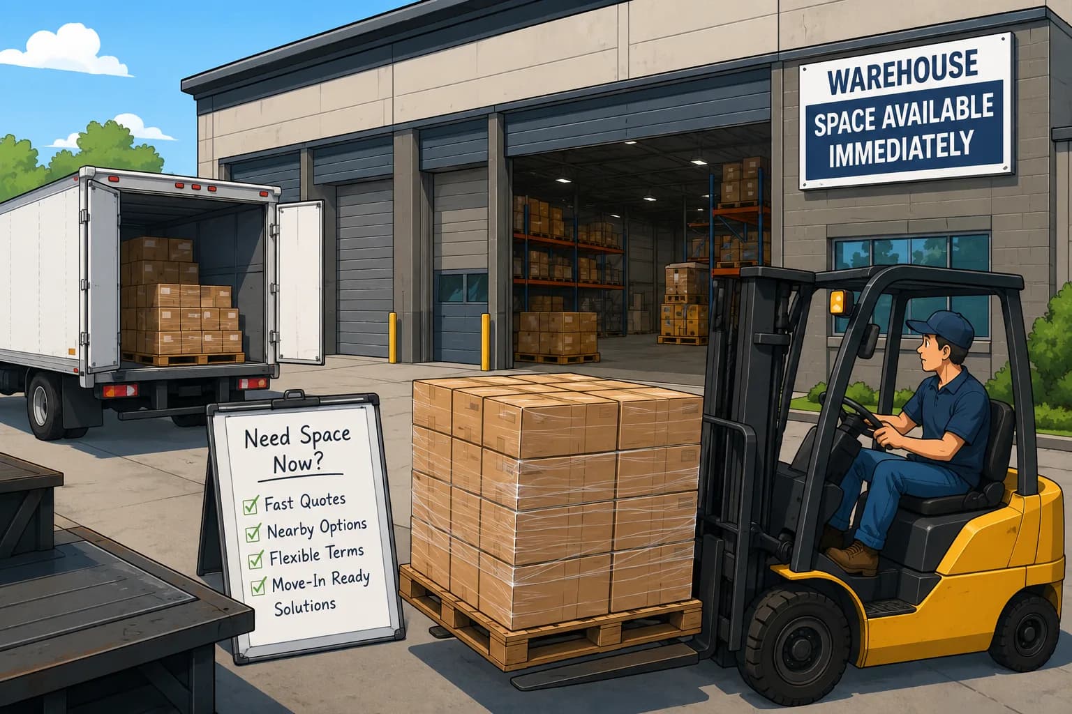 How to Find Warehouse Space Immediately