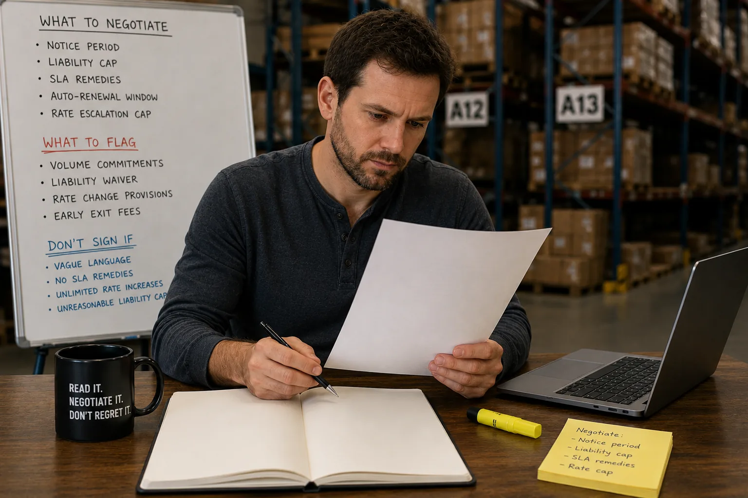 How to Read a 3PL Contract: What to Negotiate, What to flag, and What not to Sign