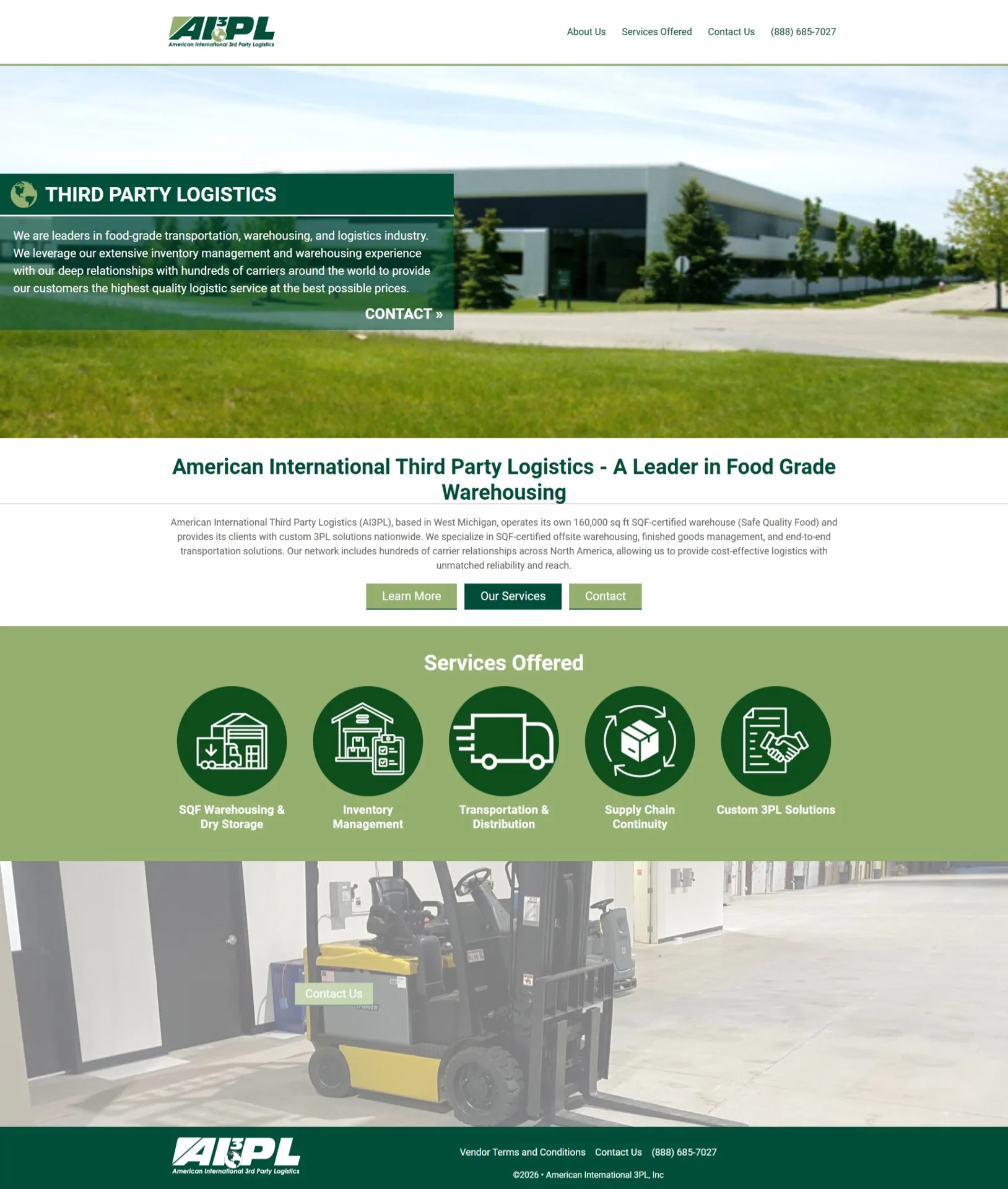 Warehouse in Kentwood, Michigan