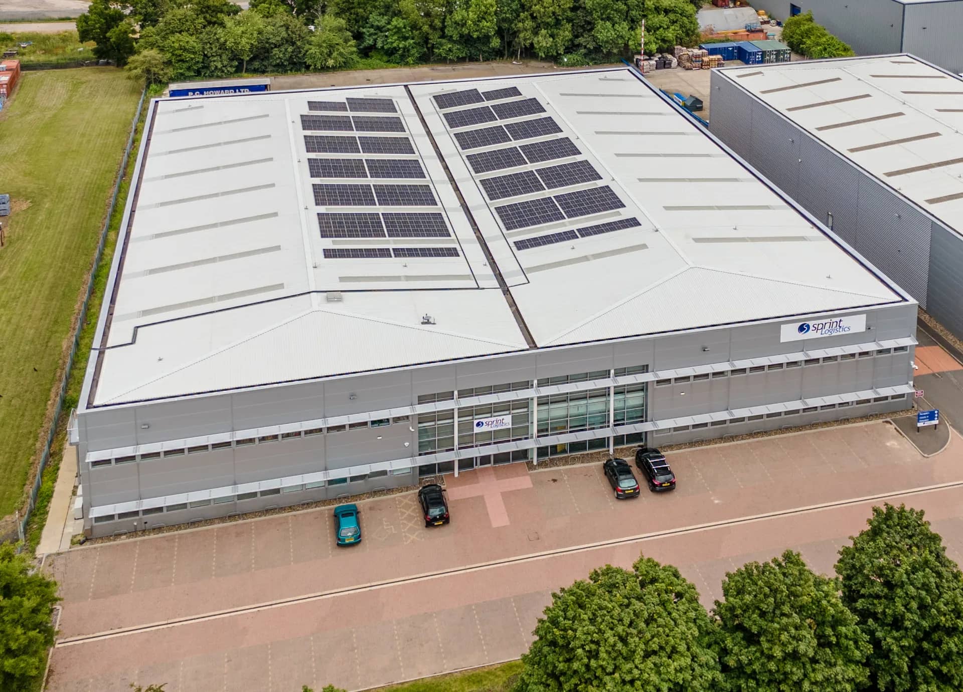 Warehouse in Peterborough, England