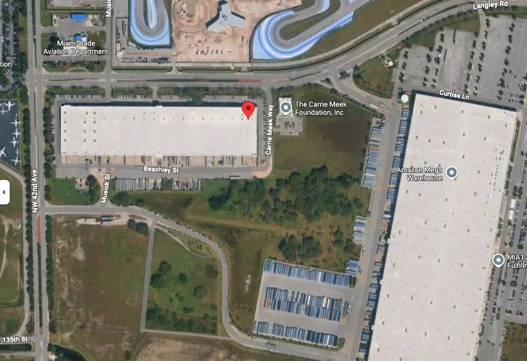Warehouse in Opa-locka, Florida